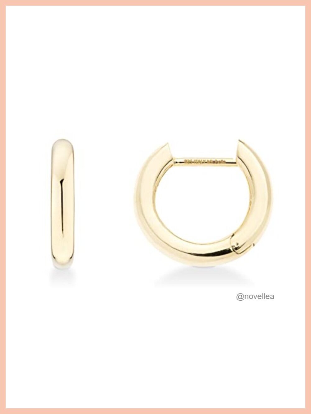 18K Gold Plated 925 Sterling Silver 2.5mm Lightweight Small Huggie Hoop Earrings